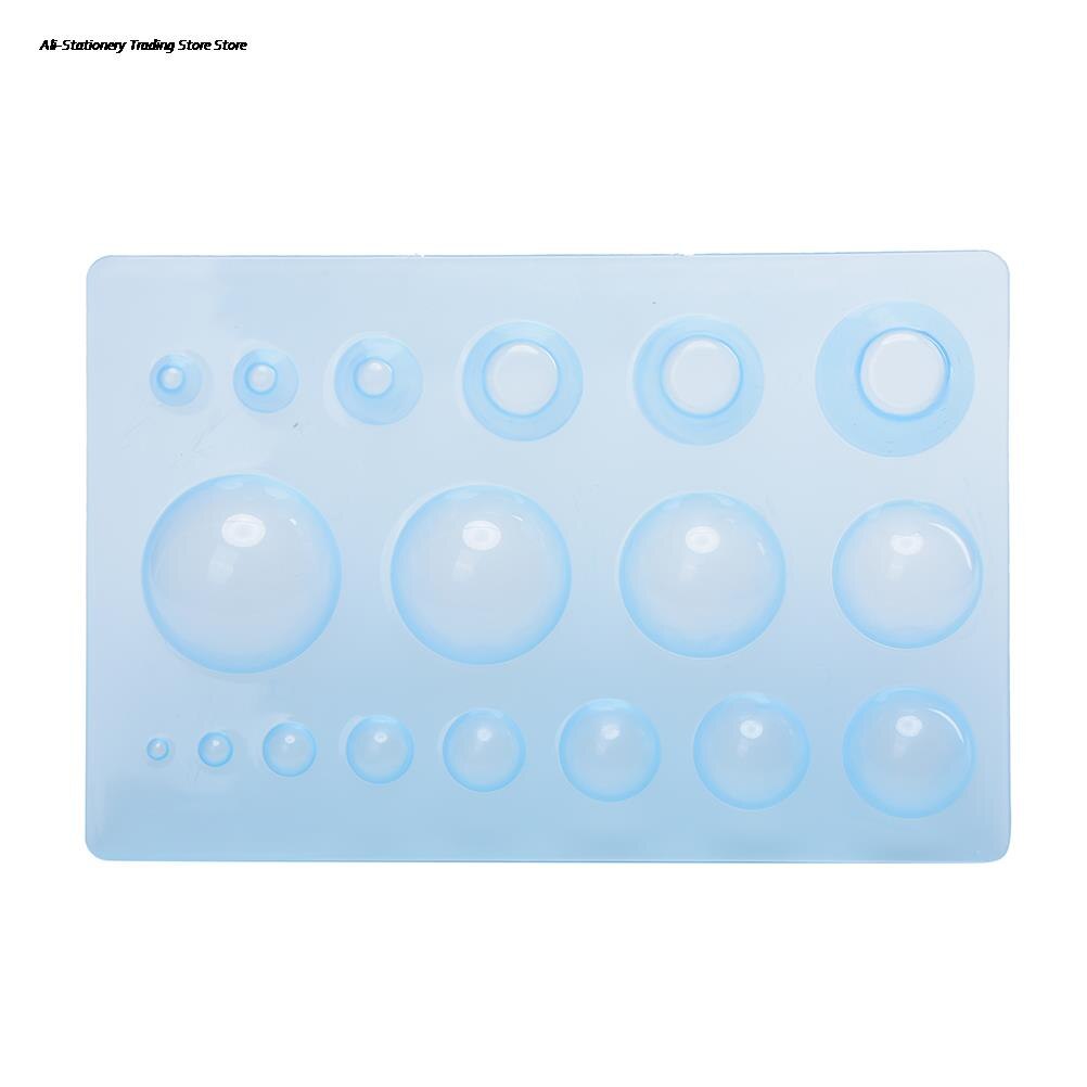 Plastic Paper Quilling Mould Half Ball Domes Scrapbooking Decoration For Kid Artwork Papercraft Tool DIY Papers Craft