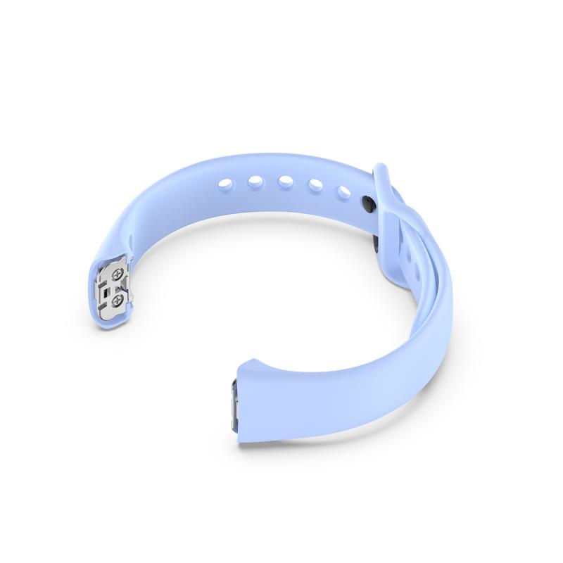 Strap Voor Samsung Galaxy Fit SM-R370 Siliconen Zwarte Gesp Horlogeband Staal Granaatscherf Voor Samsung Vervanging Pols Bandjes
