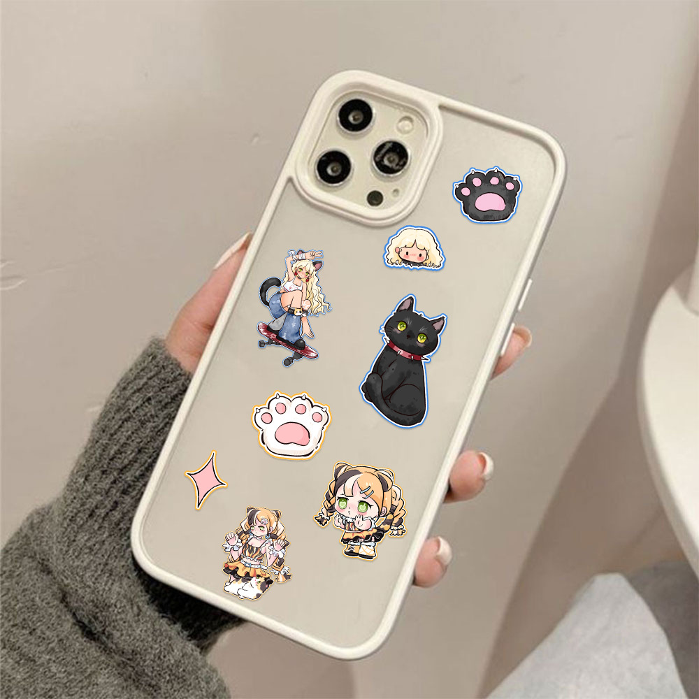 8 sztuki/zestaw oryginalnych naklejek z dziewczynami z anime, kawaii, pikantne naklejki diy, koreańskie naklejki dekoracyjne do scrapbookingu, kalendarza, pamiętnika.