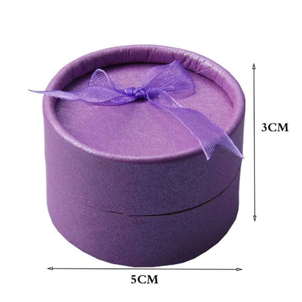 1Pcs Samt Schmuck Platz Box Frauen Hochzeit Ohrringe Ring Display Organizer Fall Elegante Schmuck Box 50x55x40mm