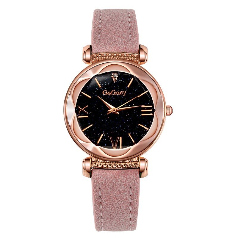 Vrouwen Horloges Luxe Dames Horloge Sterrenhemel Horloges Voor Vrouwen Bayan Kol Saati Diamond Reloj Mujer: Roze