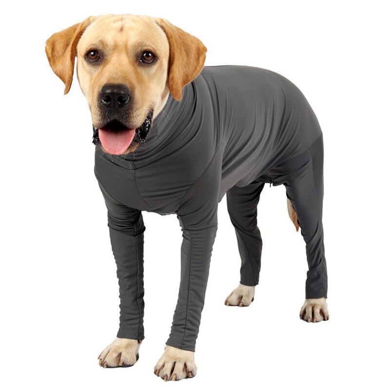 Mono ajustado elástico de Color sólido para perro, ropa para perro, abrigo de pijamas de cuatro patas, ropa de recuperación de cirugía, Mono para destete