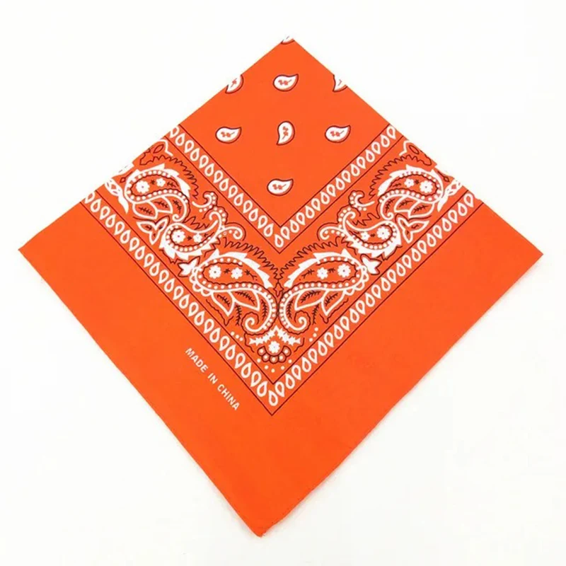 Hommes femmes bandana bandeau cowboy hommes motard sport chapeaux hip hop poignet bandeau simple face tête enveloppement écharpe