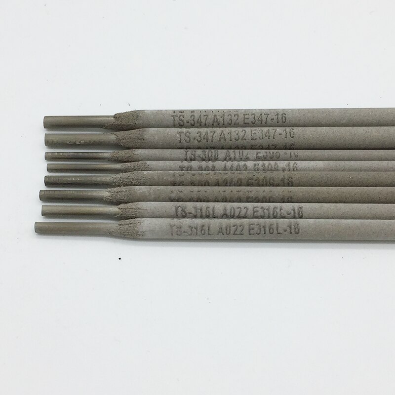 10pcs stick Welding consumables covered electrodes for welding stainless steel 1.6mm 2.0mm 2.6mm 3.2mm 4.0mm 5.0mm