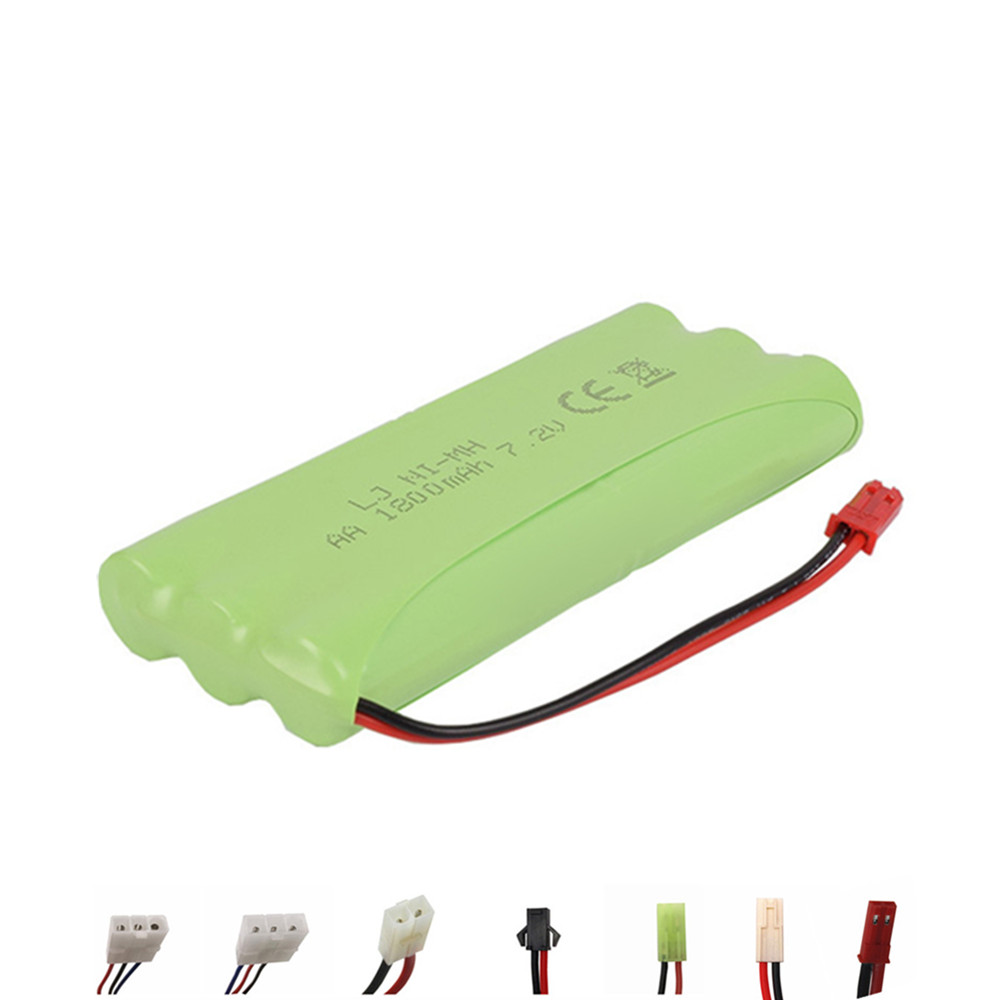 1800mah 7,2 v Akku Für Rc spielzeug Auto Boote Roboter Tanks Züge Guns teile NI-MH AA 700mah 7,2 v Akku