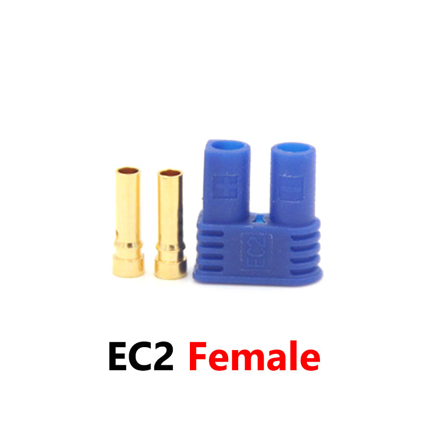 Ec2 Ec5 Ec3 Ec8 Bananenstekker Batterij Motor Mannelijke Vrouwelijke Hoge Stroom Plug Connector Voor Rc Model Vliegtuig Helikopter Auto: Donkergrijs