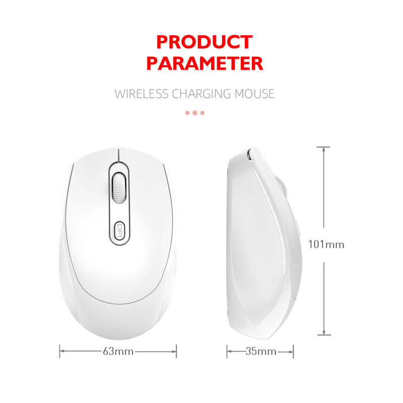 Trådløs mus 2.4 ghz gamer spillmus stille mus usb bakgrunnsbelysning rgb 1600 dpi mus til datamaskin bærbar pc nettbrett macbook mus