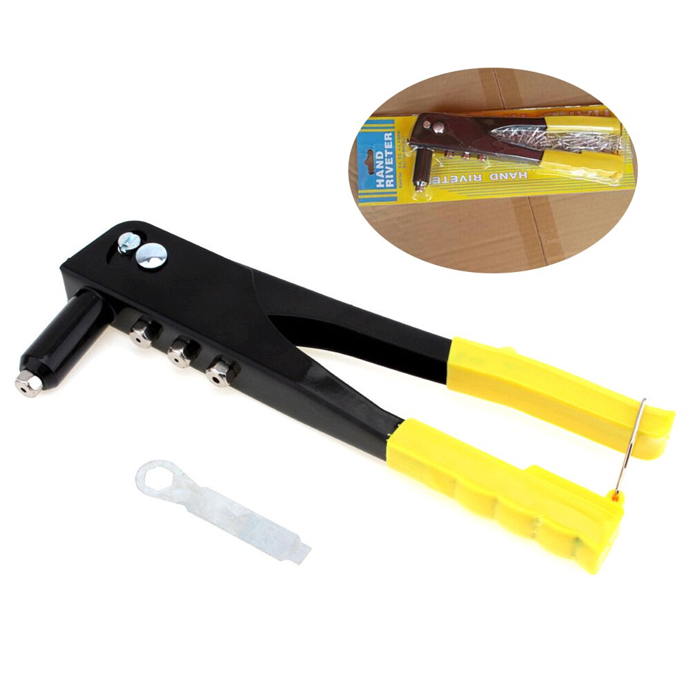 Con remaches de acero de aleación Accesorios de reparación tire tapa Manual muy resistente herramienta Mano juego de remachadora