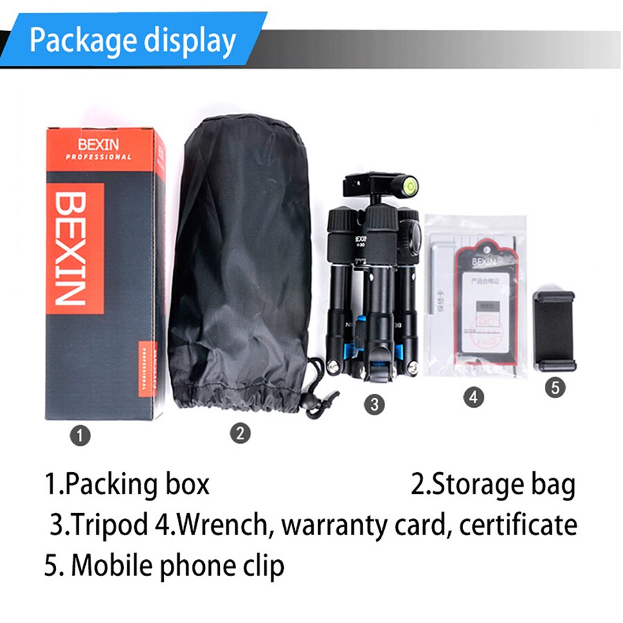 Trípode de cámara de aleación de aluminio, 18cm-48cm, con rótula Universal, soporte Flexible para cámaras DSLR DV teléfonos