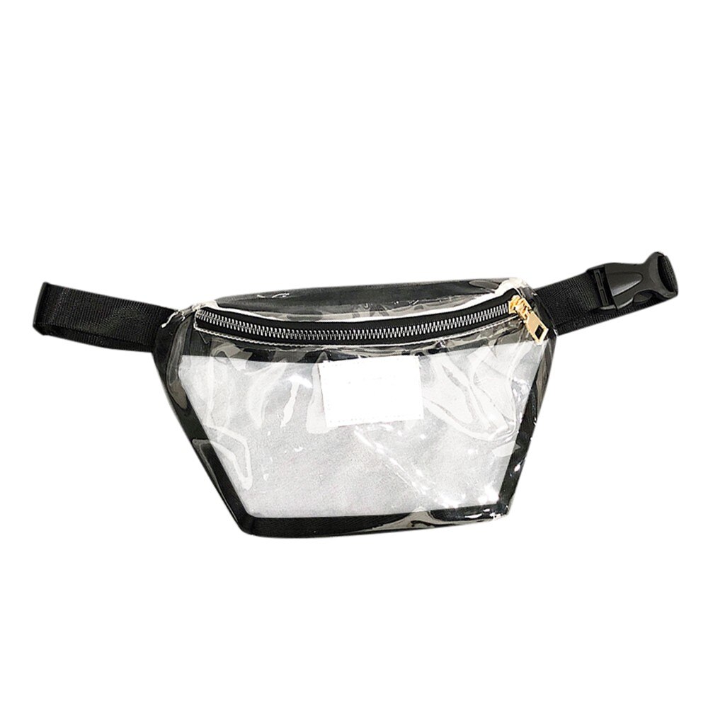 Fanny pack dame sommer midjeveske trend gjennomsiktig geléskinn multifunksjonell belteveske сумка на пояс женская