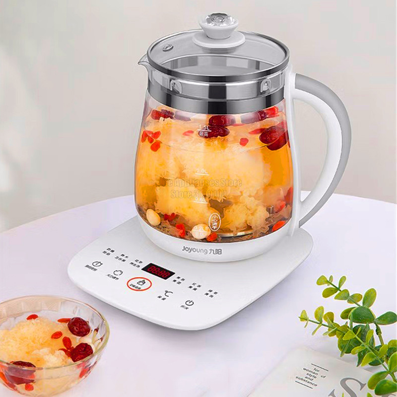 Joyoung Electric Kettle Multifunctional Health Preserving Pot 1.5L 800W Fast Boiling Water Boiler Cooking Porridge Flower Tea