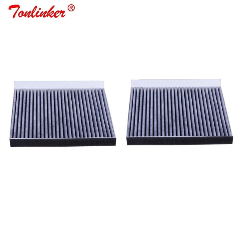 Cabin Filter For MG 350 1.5L 1.5T /MG 5 /Mg GT 1.4 1.5 -/MG3 Model Carbon Filter OEM:10031849: 2 Pcs Cabin Filter
