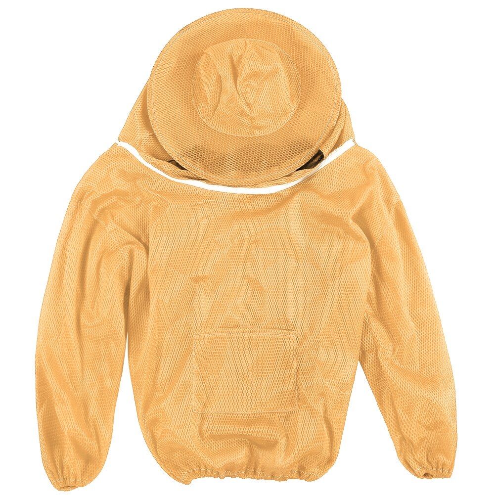 Beekeeping Tools Beekeeping Protective Jacket Beekeeper Veil Suit Smock bee suit: Orange