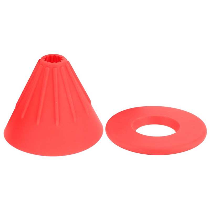 Arco Iris Color rosa pastel V60 café Filtro de goteo taza Barista de sílice Reversible plegable al aire libre 1-2 personas gotero café de filtro de copa: Rojo