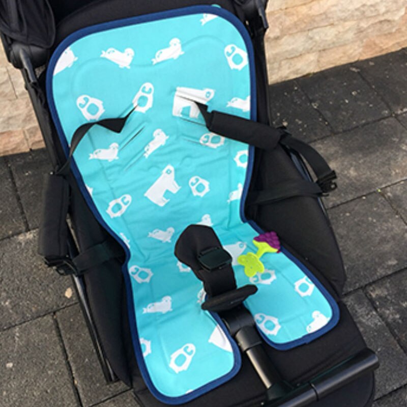 Sommar baby is siden pad barnvagn sittdyna baby barnvagn gel is pad förtjockad bilstol barnvagn tillbehör chi