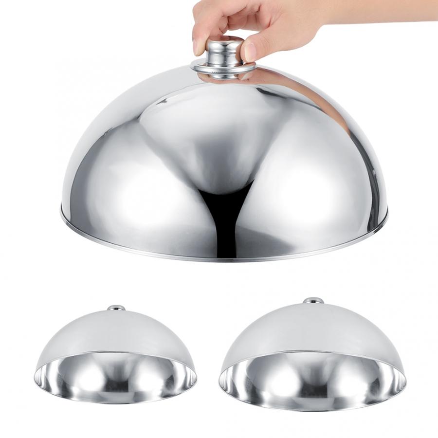 Stainless Steel Dome Food Meal Cover Steak Cover Cheese Melting Dome Serving Dish Food Cover For Home Restaurants Hotels Banquet