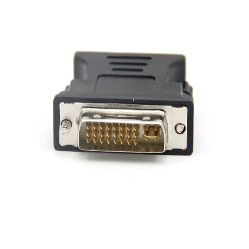 Multibao DVI To VGA Adapter, DVI-D 24 1 Pin Male To VGA 15Pin Female Active Cable Converter PC HDTV Computer/Laptop TV/Monitor