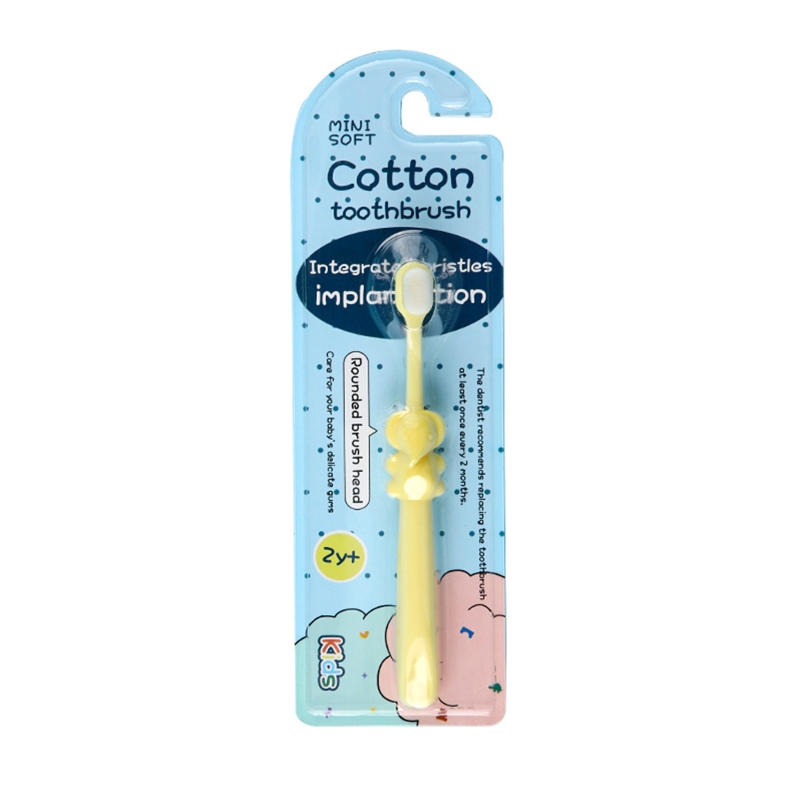 Cartoon Handvat Anti Bacteriën Tandenborstel Leuke Candy Kleur Baby Kids Tandenborstel Zachte Fijne Haren Tanden Borstel Kinderen Oral Care: XXH