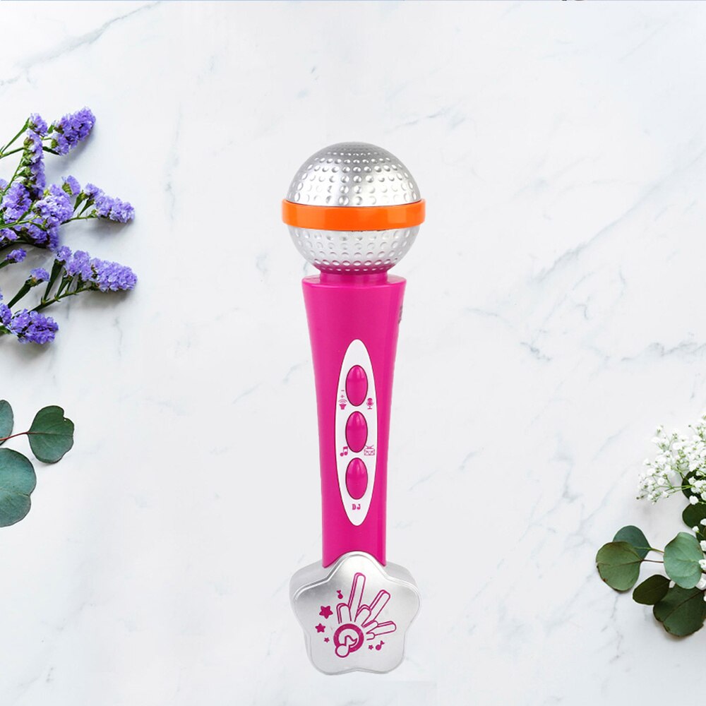 1PC Microphone Early Education Microphone Cartoon Microphone Amplifying for Kids Boys Child Girl