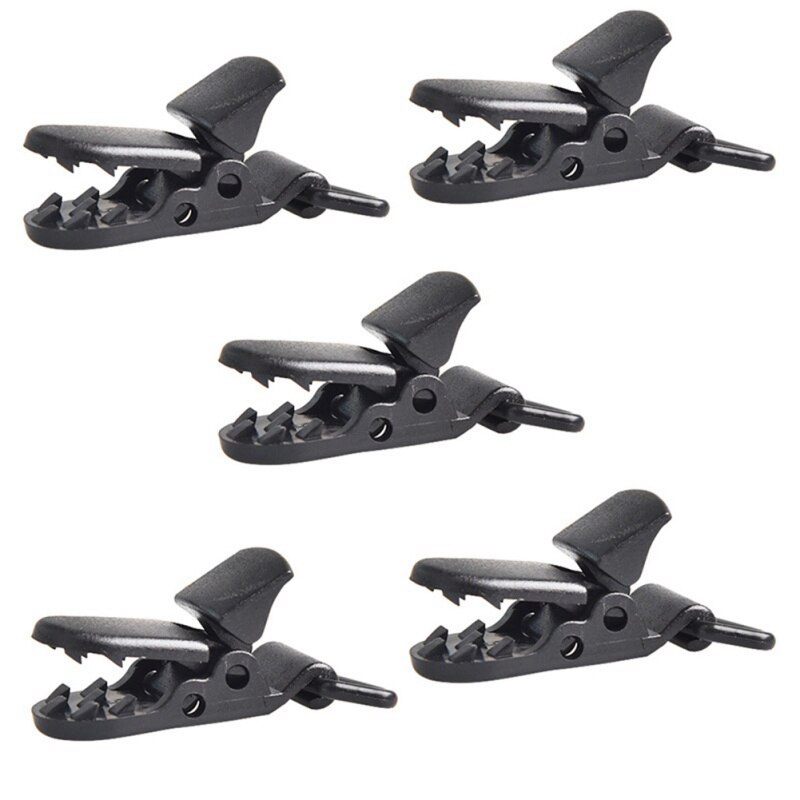 10PCS / 5PCS / 1PCS Tent Pull Point Clip Outdoor Camping Tent Alligator Clip Pull Point Hook Buckle For The Tent Crocodile Clip