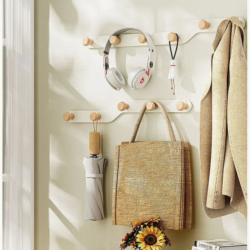 4/5/6/7/8 Tür hinten Haken Kleidung Mantel Hut Schal Schlüssel Kleiderbügel Wandre gal für Wohnzimmer Küche Bad Organizer Halter