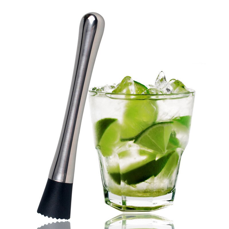 Trituradora de Metal de limón de acero inoxidable, mezclador de cubos de hielo DIY para el hogar, agitador de cócteles, accesorios de Bar, herramientas de cocina