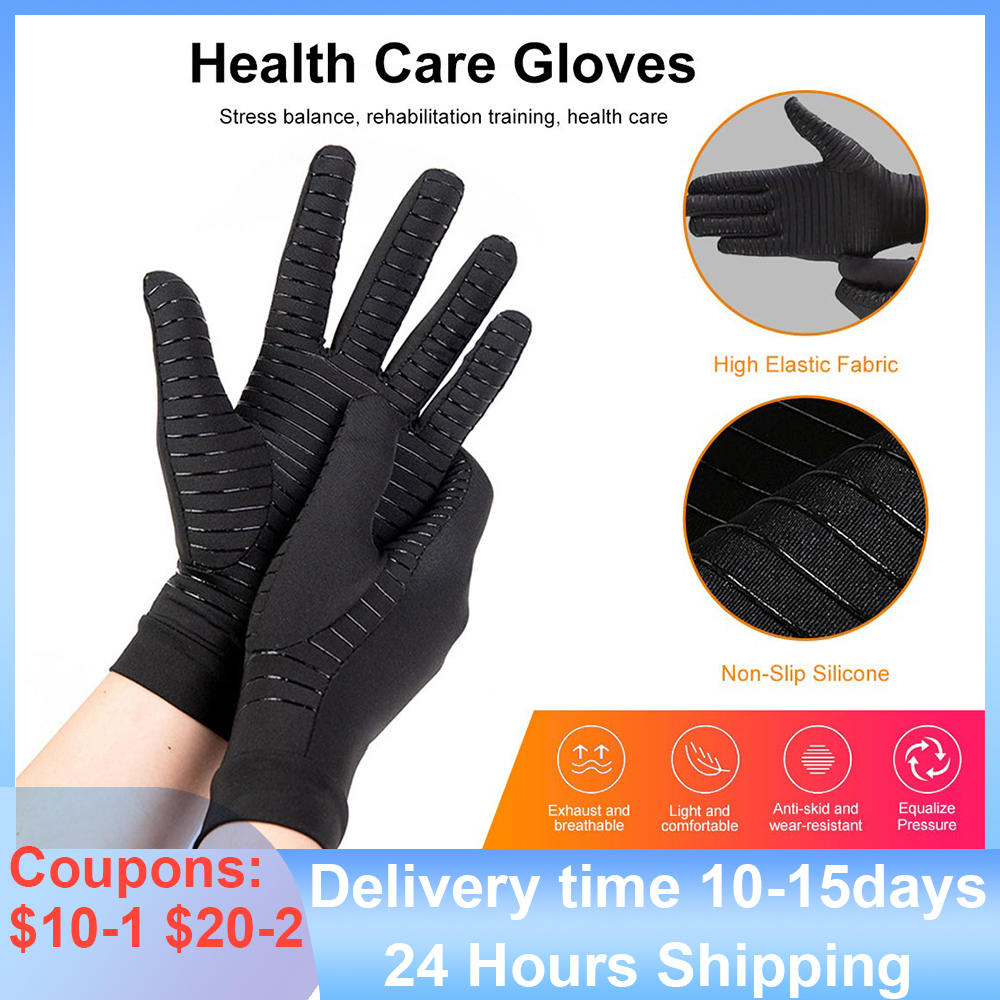 Gants de Compression d'Arthrite en Fibre de Cuivre, Support de Poignet, Articulations, pour le Cyclisme, pour les Instituts Otos