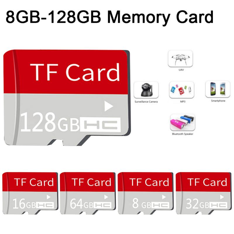 Carte mémoire rouge Micro Flash TF pour appareil photo, classe 10, 8 go, 16 go, 32 go, 64 go, 128 go, accessoires pour téléphone