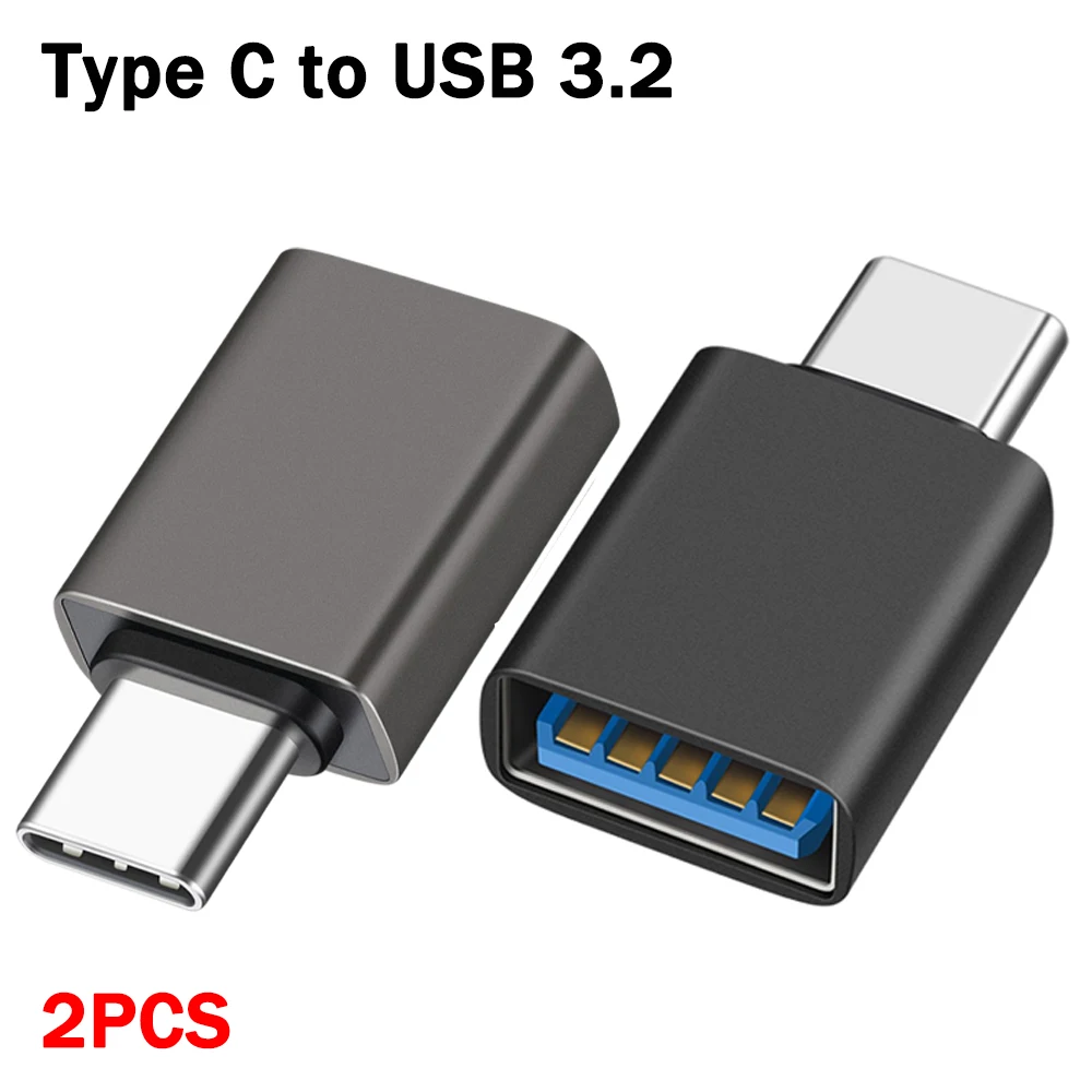 OTG Type-C Male To USB 3.2 Female Mobile Phone Adapters for Cellphone USB Flash Disk Mouse Keyboard Fast Transmission Converters: Rose Gold