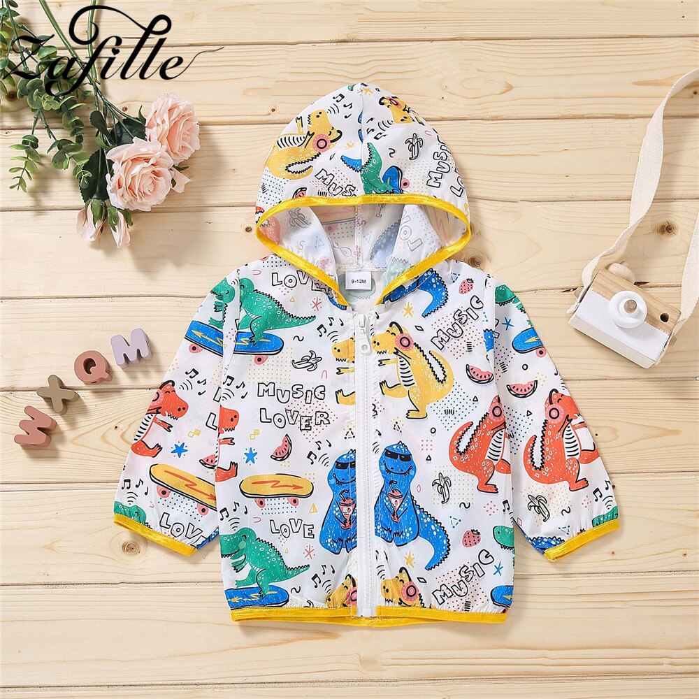 ZAFILLE Baby Abschläge Dinosaurier Kostüm Sonnencreme Strickjacke Für Baby Jungen Sommer Kleidung Wenig Baby Nette Jungen t-Hemden