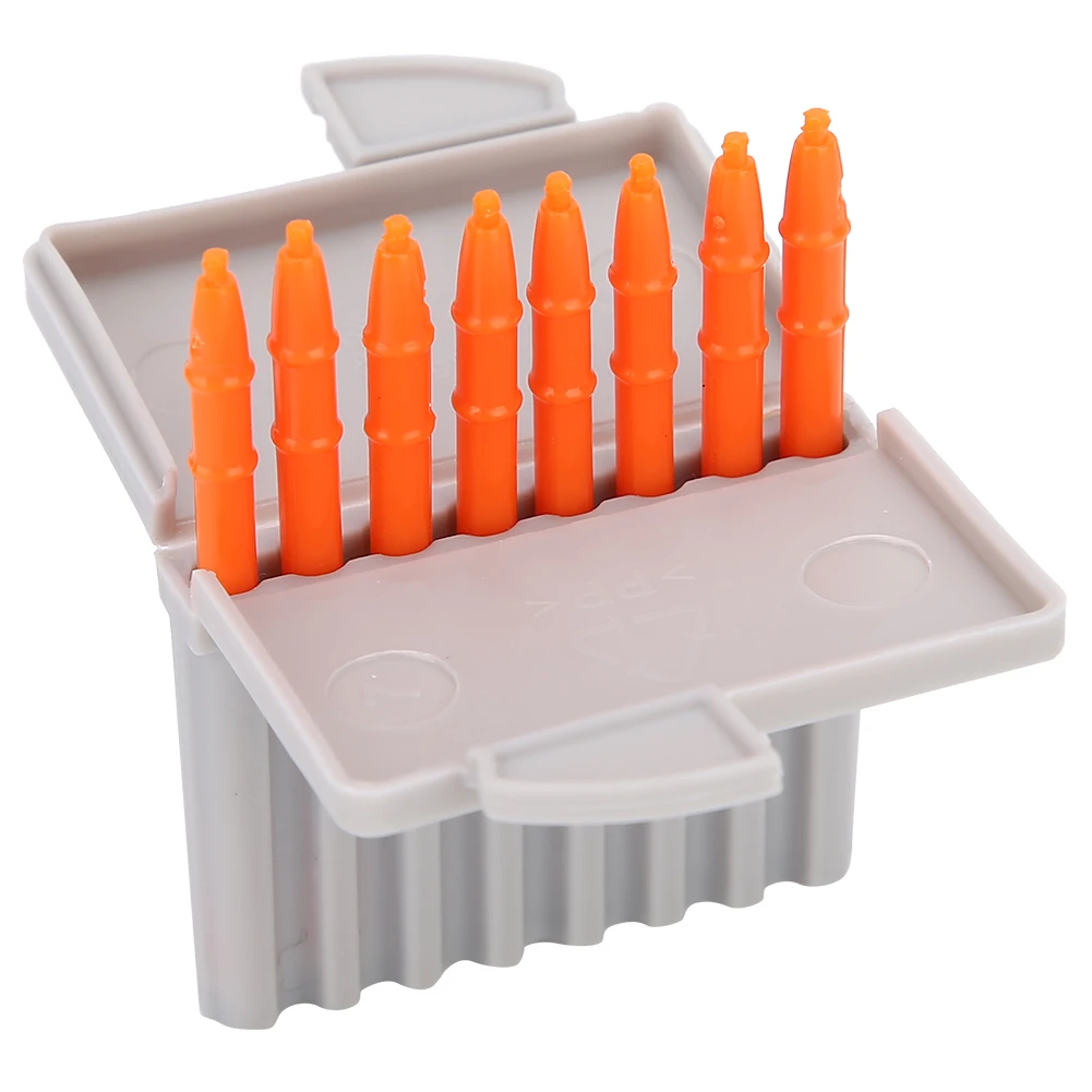 8pcs Hearing Aid Earwax Guard Plastic Hearing Aid Cerumen Filter for Widex Resound Hearing Aid Wax Guards Earwax Cleaning Kit