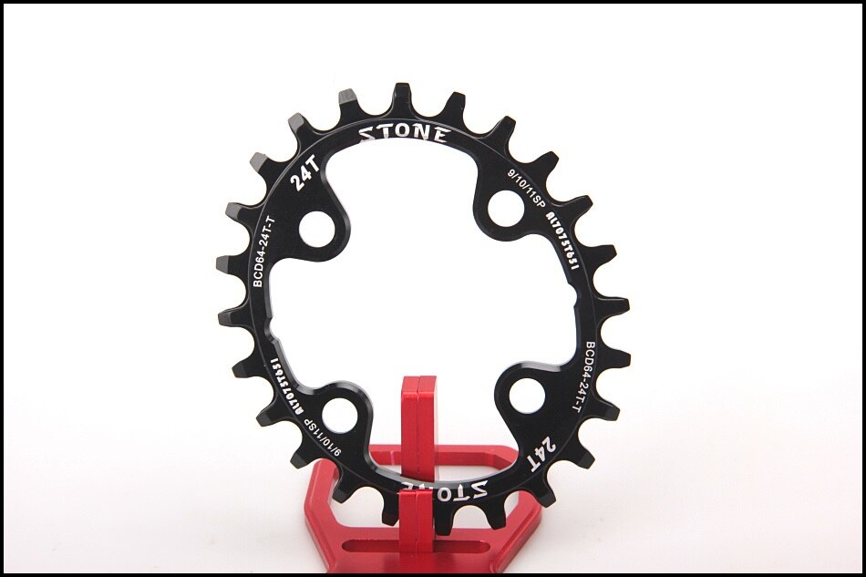 Stone BCD64 Oval Chainring Narrow Wide N/W 22T 24T 26T 28T for 1x9 1x10 1x 11 Speed small chainring bicycle parts