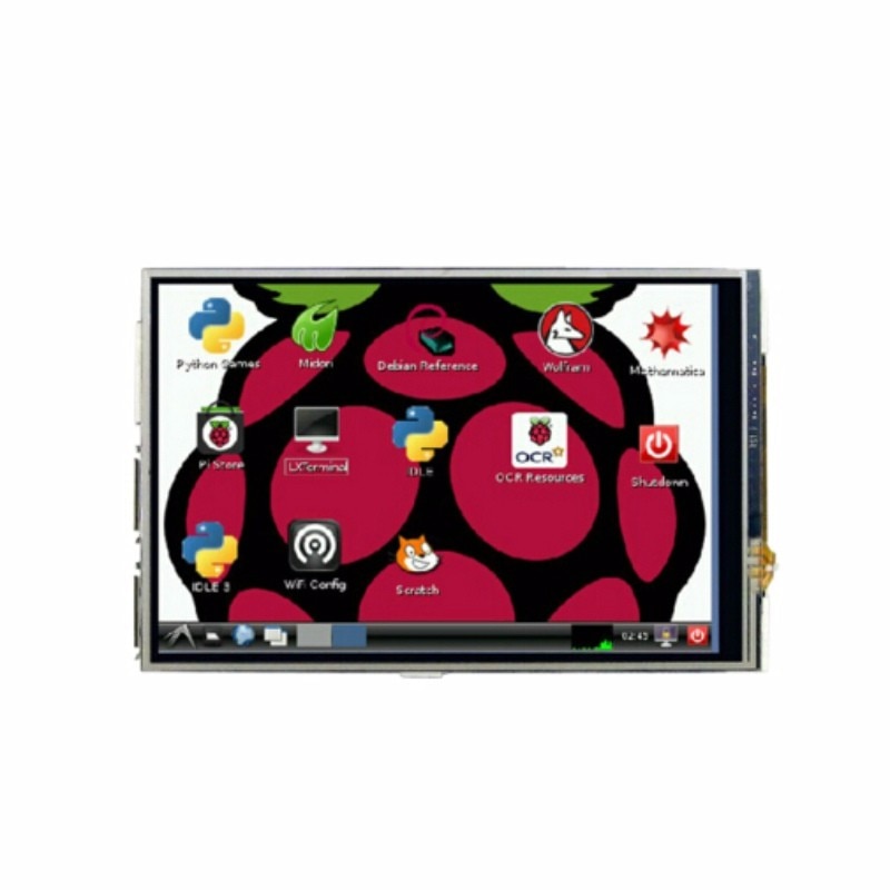 Raspberry Pi 4 LCD Display 3.5 inch Touch Screen with Acrylic Case Clear case for RPI 4 Model B