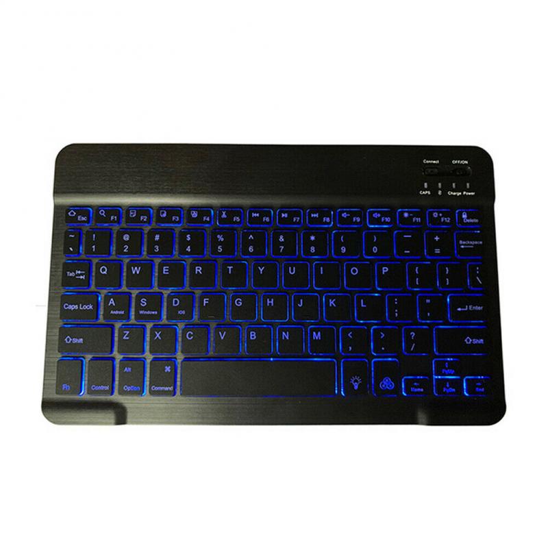 Backlit Illuminated Wireless Bluetooth Keyboard Backlight Chargeable PC Laptop Computer Tablet Gamer Accessories Office