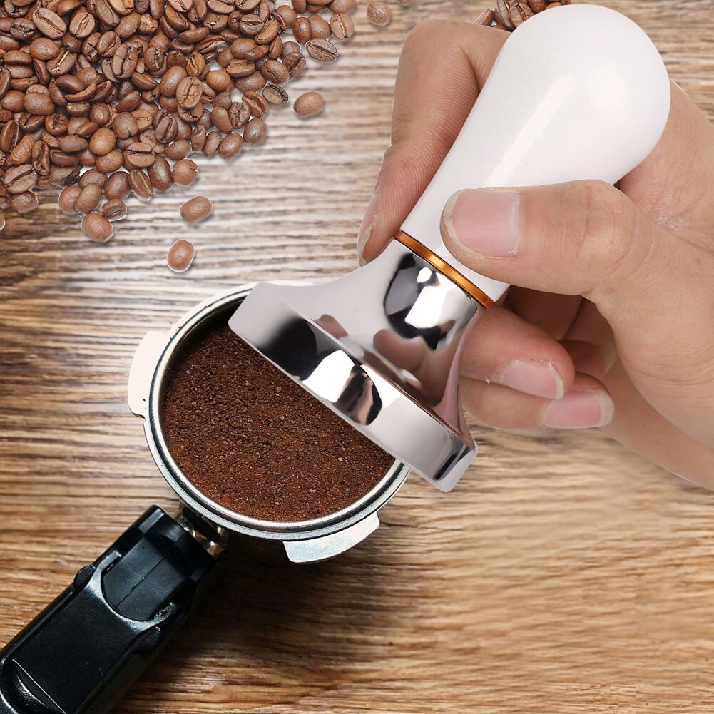 57 Mm Praktische Handheld Aluminium Koffie Tamper Met Handvat Voor Koffie Maker Geschikt Voor Gebruik In Huis Of Kantoor