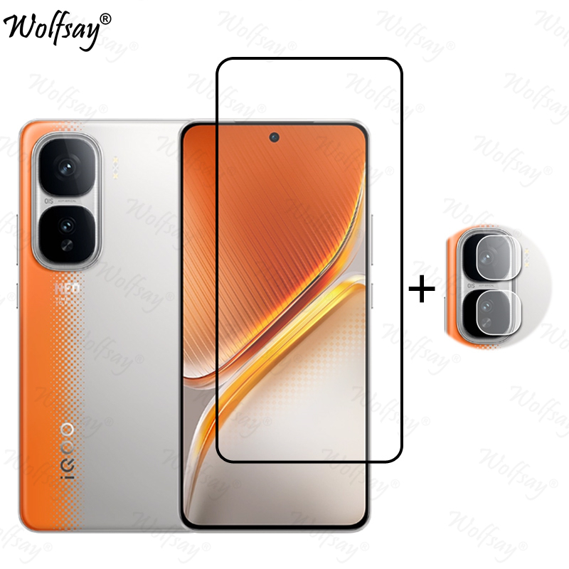 Full Cover Tempered Glass For Vivo iQOO Neo 10 Pro Screen Protector iQOO Neo 10 Pro Camera Glass For Vivo iQOO Neo 10 Pro Glass: LightPink / Bundle2