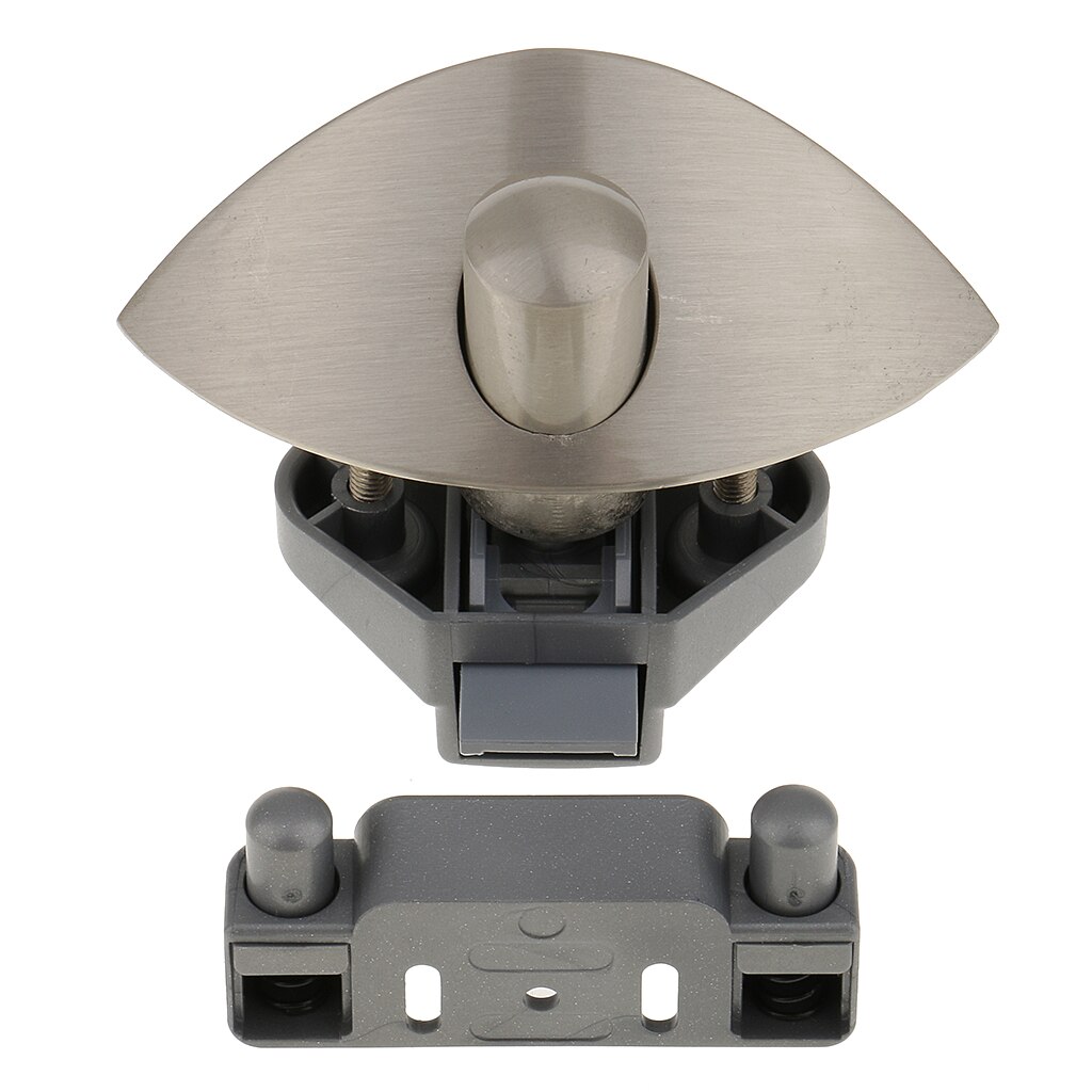 Keyless Push Button Cabinet Latch for RV Caravan Cupboard Motorhome Boat, Cutting Hole: 20mm