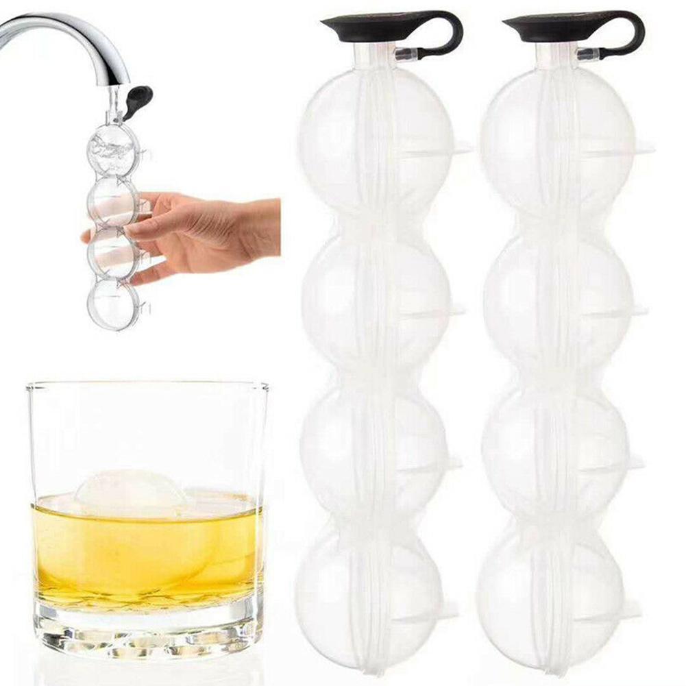 4 Holte 5.5Cm Big Size Ball Ice Mallen Bol Ronde Ijs Makers Whisky Bar Mallen Party Keuken Diy Kubus bal Ijs Cocktail F1D8