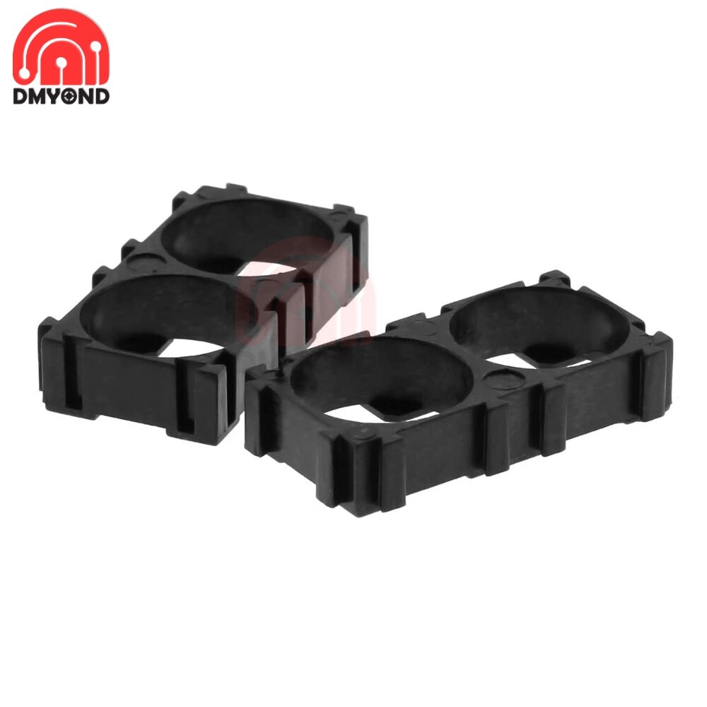 18650 Lithium Battery Holder Plastic Battery Pack Bracket Cylindrical Cell Battery Stand Cell Spacer for DIY Fixed Battery 1x2