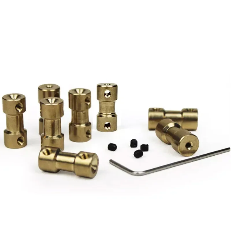 2 Stücke Motorwellenkupplung 2mm 2,3mm 3mm ~ 6mm Koppler Stecker Hülse Adapter Durcheinander Übertragungsgelenk für RC Stiefel Auto Flugzeug