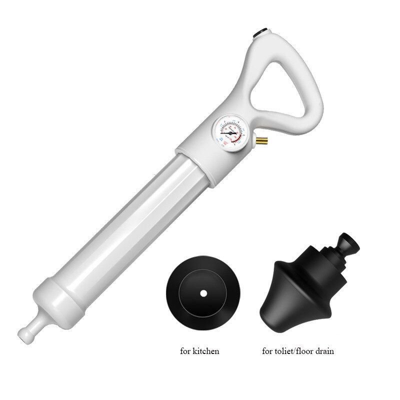 Toilet Plunger Drain Unblocker Manual Pneumatic Dredge Equipment High Pressure Air Drain Blaster For Kitchen Bathroom TN: Default Title