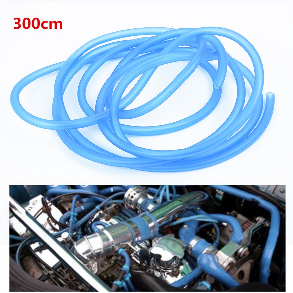Azul coche manguera de vacío silicona línea de combustible tubo de aceite de Gas 3MM ID reemplazo de montaje