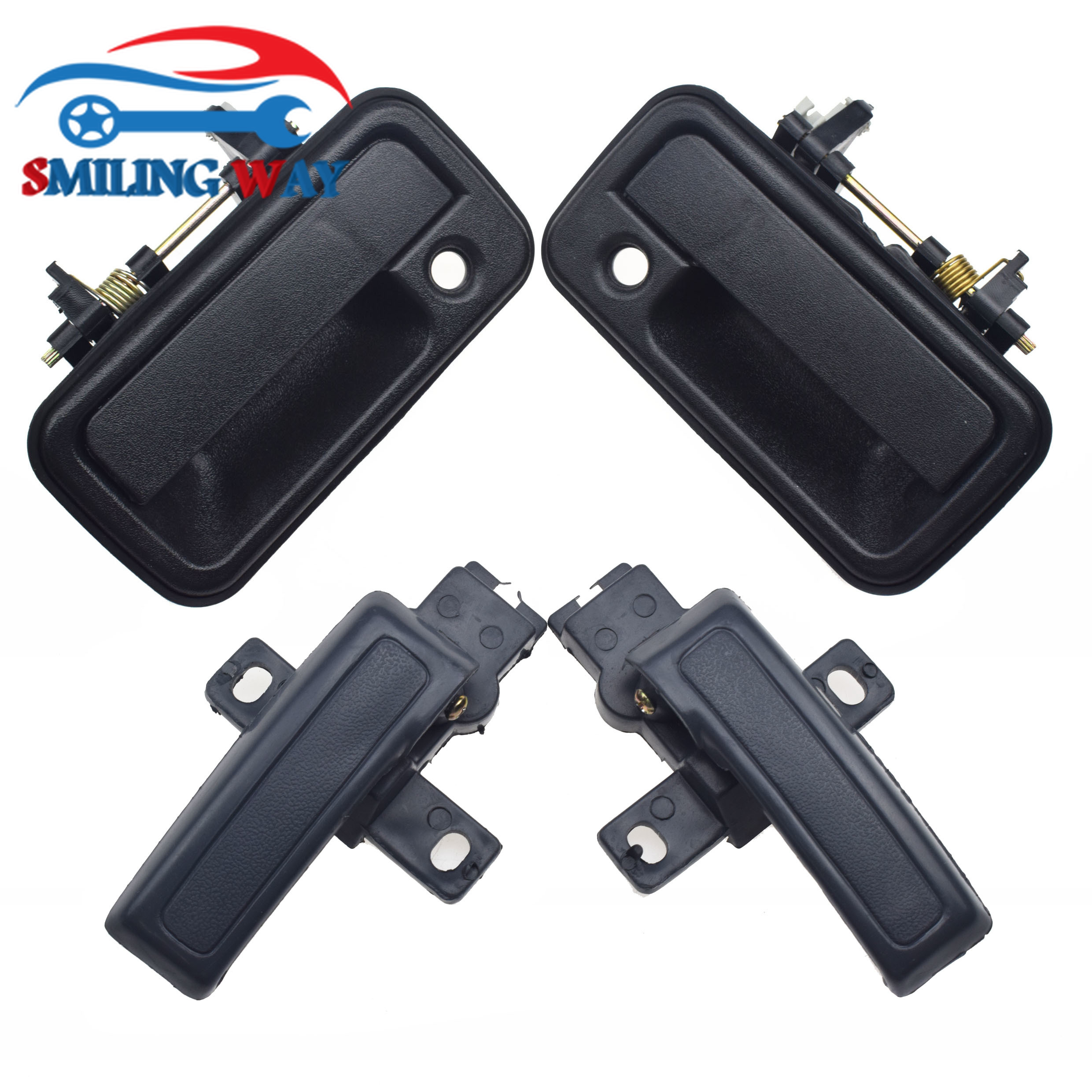 Manija de puerta Interior y Exterior para Isuzu Trooper, manija delantera izquierda derecha, Kit LH RH para camioneta, Amigo, Rodeo y Honda, pasaporte