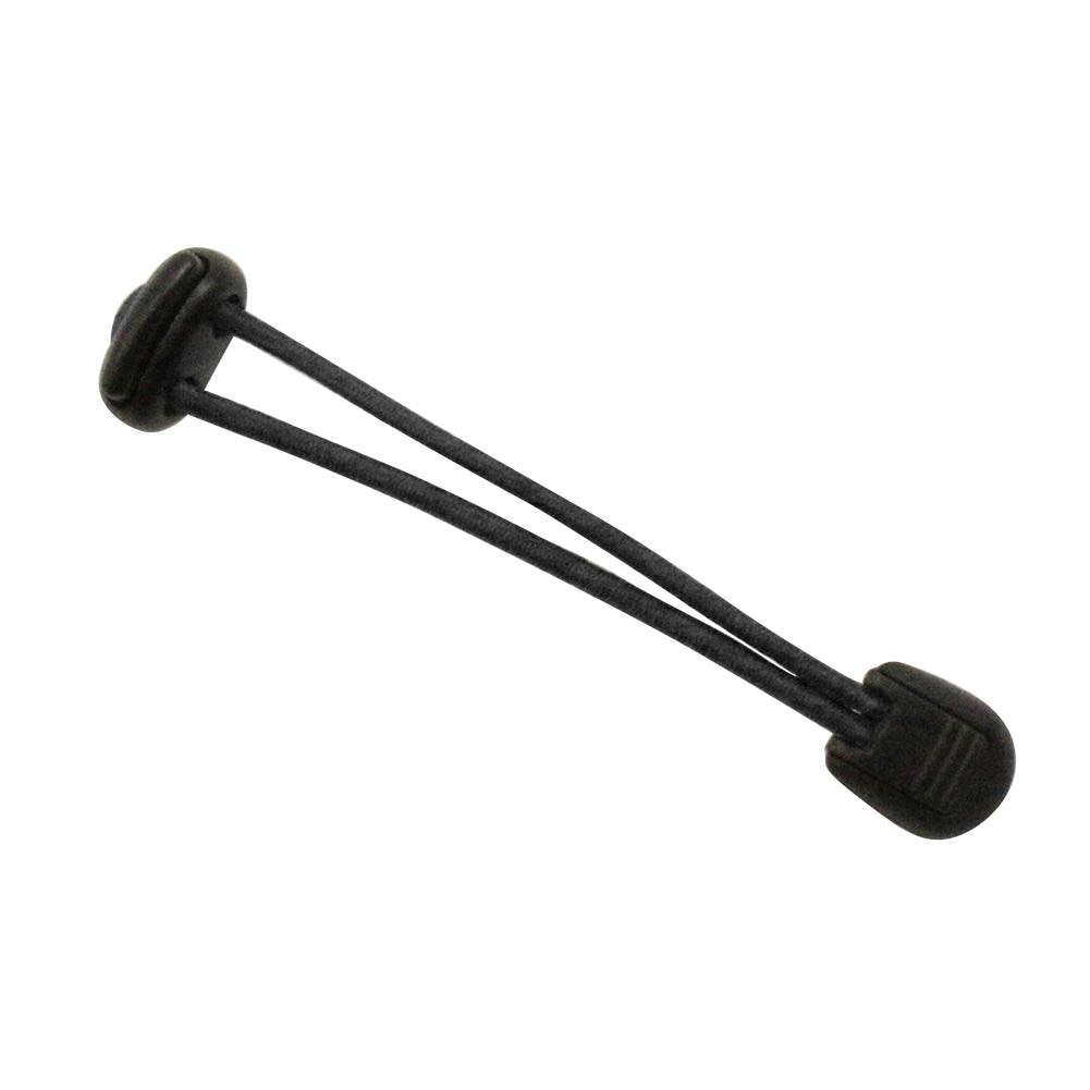 1 Paar Elastische Lui Geen Tie Schoenveters 8 Kleuren Sport Runner Veters Lock Reflecterende Unisex Schoenveters Schoenen Accessoires: Black
