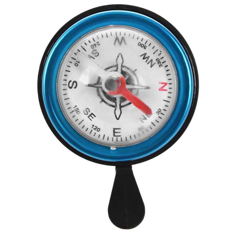 1Pcs Bicycle Bike Bell Compass Style for Dia 22Mm Handlebar & 5Pcs Around Tire Dust Caps Aluminum Alloy Light Blue