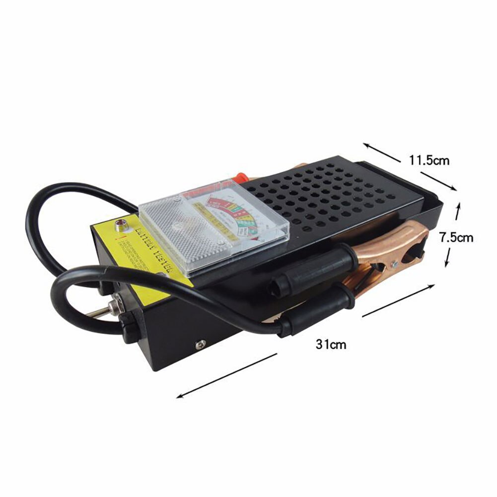6V 12V Car Battery Tester Tool Portable 100Amp Metal Mechanics Tool Battery Load Tester Motorcycle Battery Tester Tool
