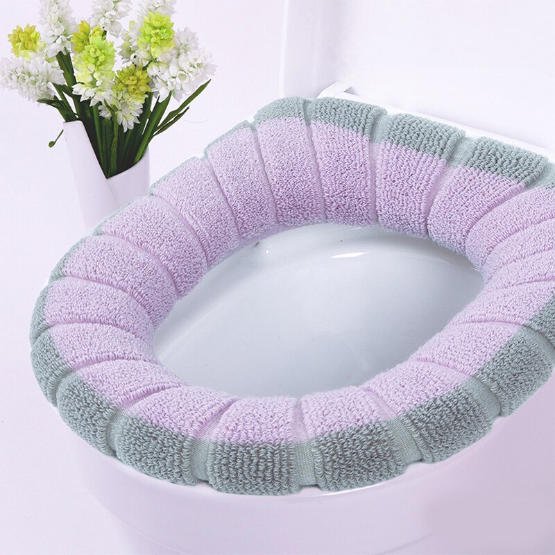 Assento do toalete mais quente inverno confortável macio aquecido lavável assento do toalete esteira acessórios do banheiro para decoração de casa closestool esteira: G