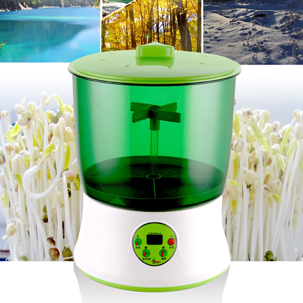 Germeur électrique automatique | 220, Thermostat, germeur automatique de semis de légumes, seau de croissance de graines vertes, Machine 2 couches