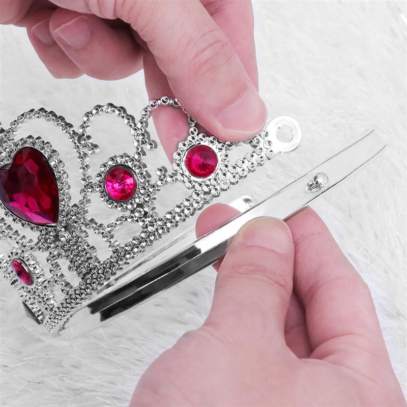 5 Pcs Prinses Hoofddeksel Tiara Party Accessoires Jurk Up Hoofdtooi Voor Kids Beauty & Speelgoed