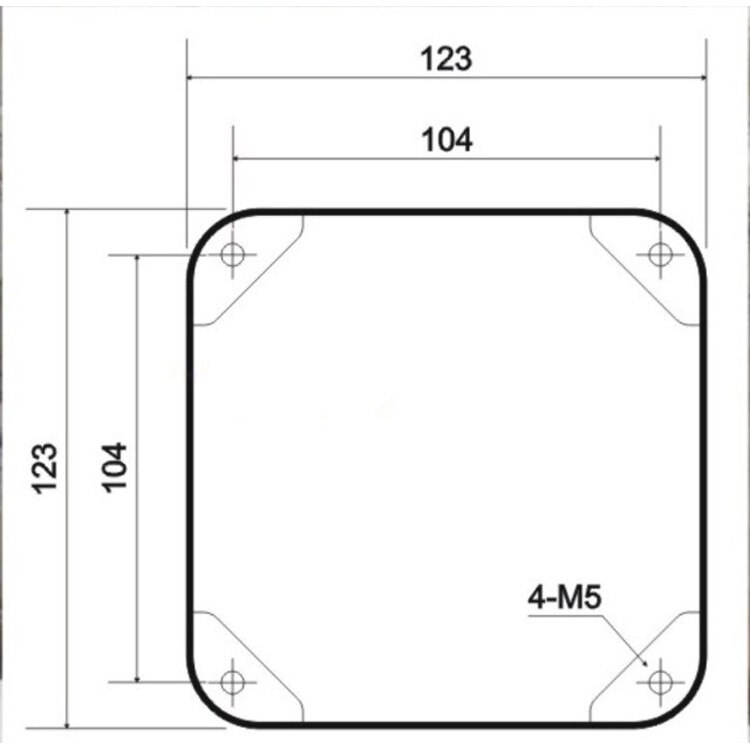 1PC 123*123*120mm czarne żelazne pokrywa transformatora metalowa trioda Protect Box obudowa obudowa Hifi Audio Vintage wzmacniacz lampowy DIY